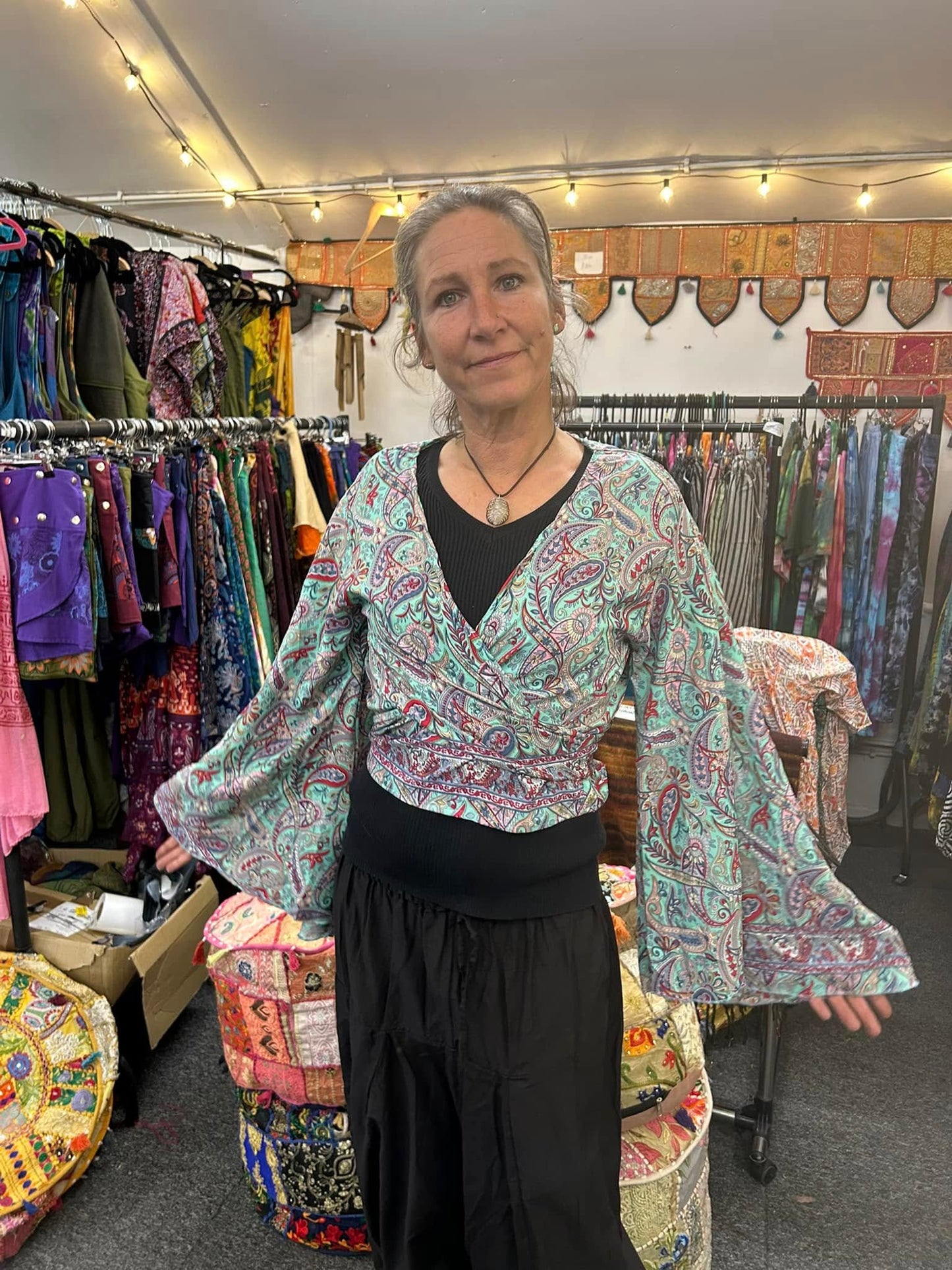 Sari Crossover Top