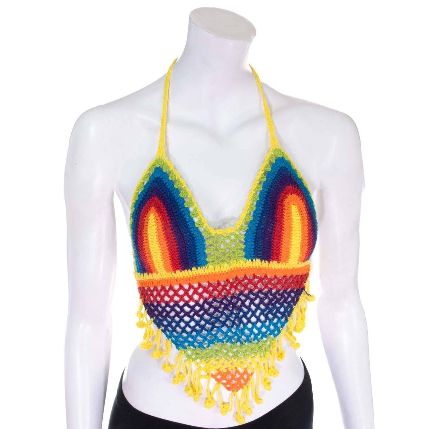 Tassel Crochet Bralette Top