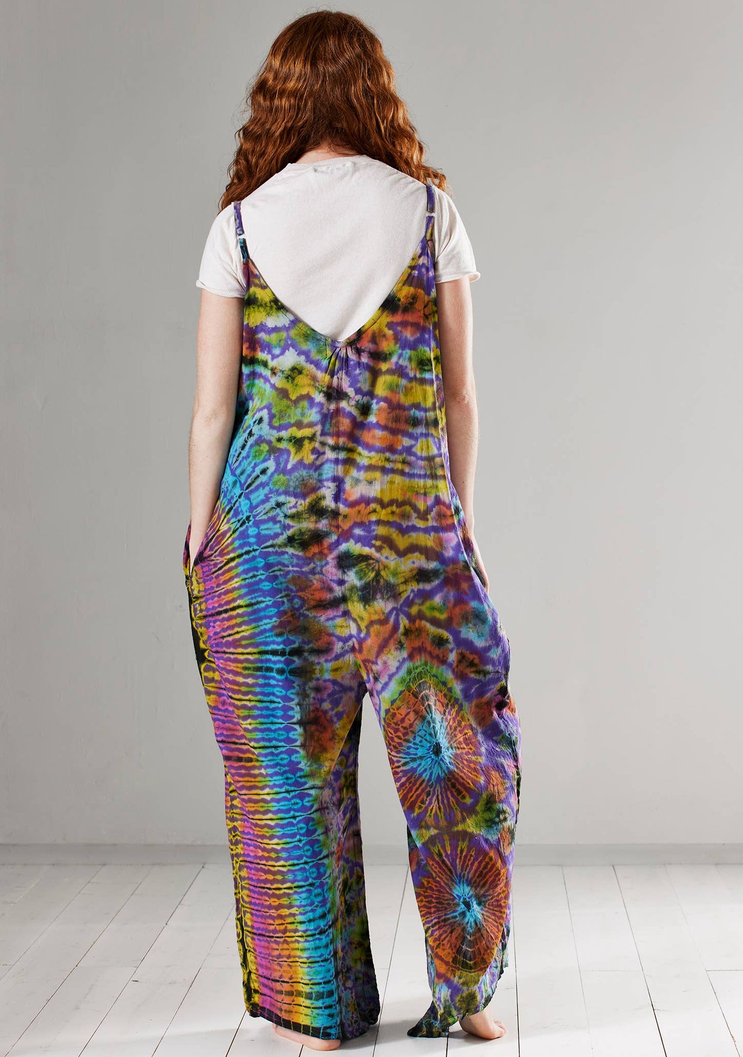 Tie Dye Jumpsuit: Large/Extra Large(LXL)