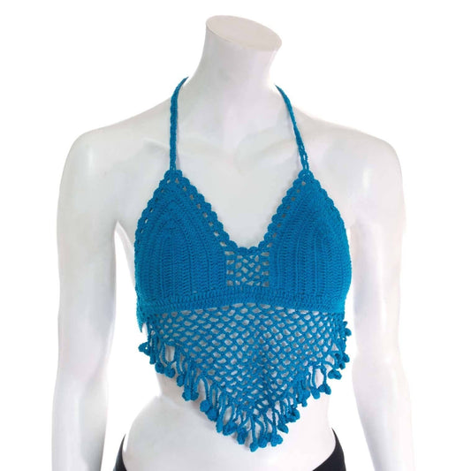 Tassel Crochet Bralette Top