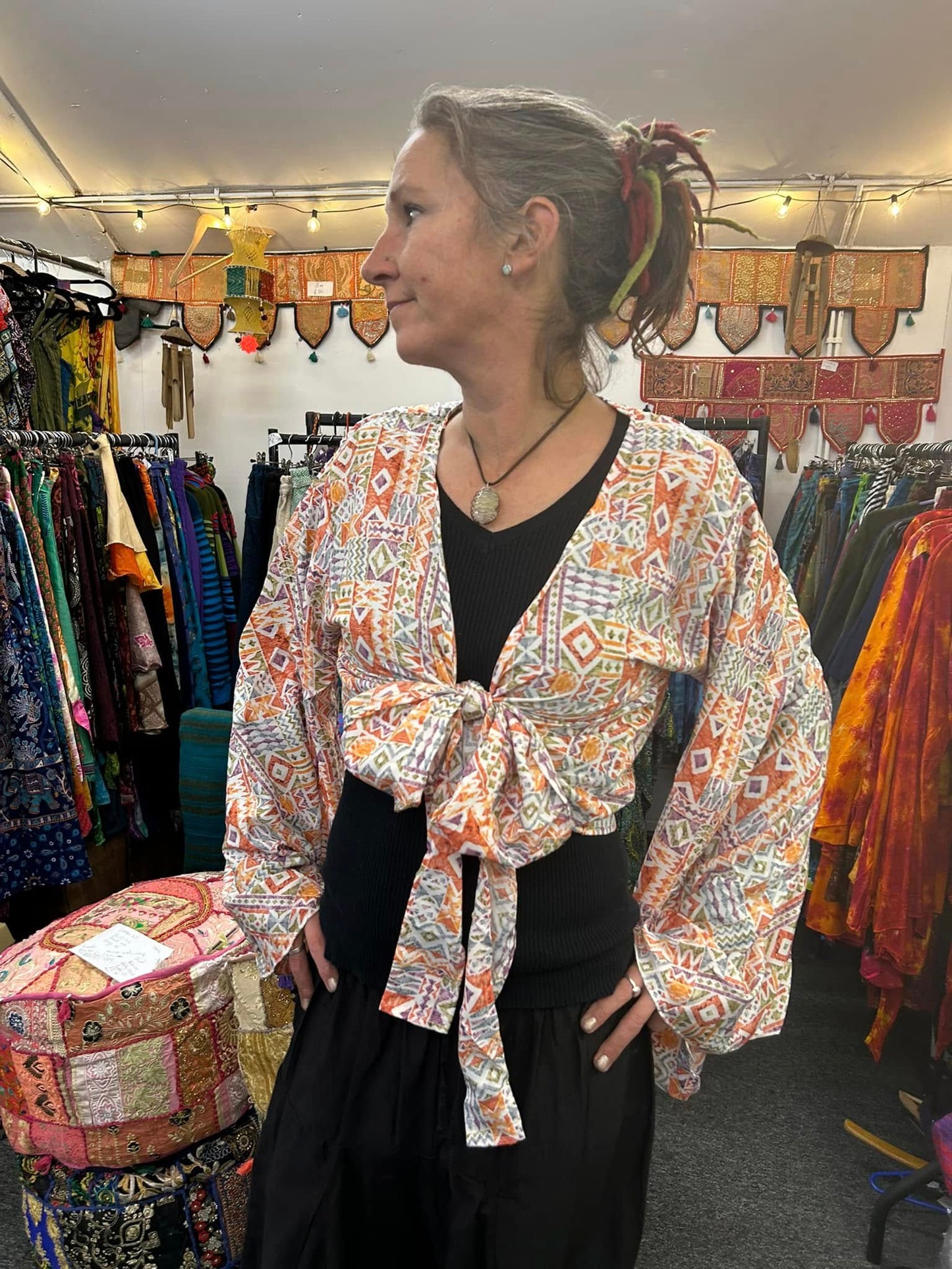 Sari Crossover Top