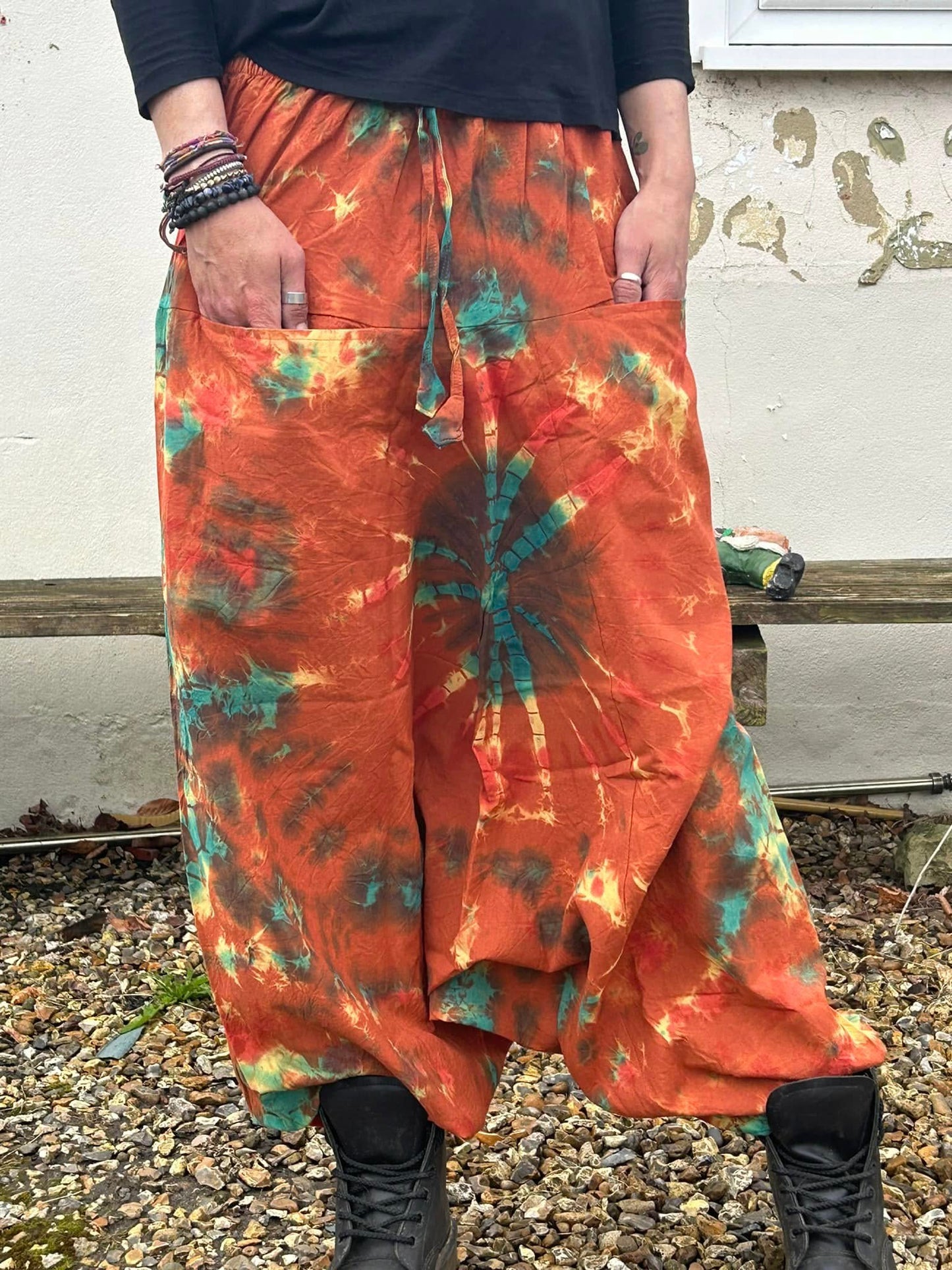 Cotton Harem Pants