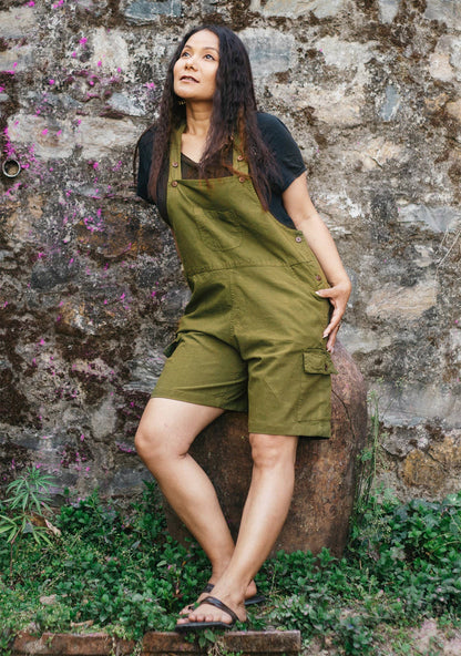 Kathmandu Dungaree Shorts: Petrol Blue(PBL) / Large/Extra Large(LXL)